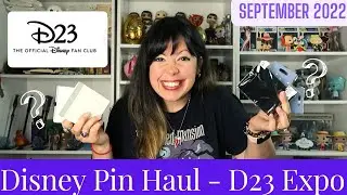 DISNEY PIN HAUL! | D23 Expo | September 2022✨