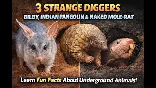 3 Strange Diggers: Bilby, Indian Pangolin & Naked Mole-Rat