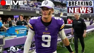 🚨Vikings' J.J. McCarthy to Have Surgery on 🔴Knee Injury, Will Be Out Indefinitely