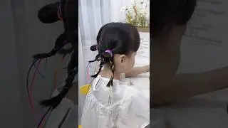 Creative Hair Hacks: No Tie, No Problem! #hairstyle #shorts