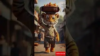 Ek Gareeb Tiger Ki Mehnat😢🔥 #shortsfeed  #shorts #aivideo #animation