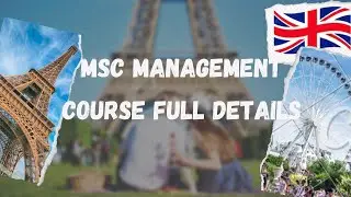 MSC Management and International Business Course full details||Master Course in Uk