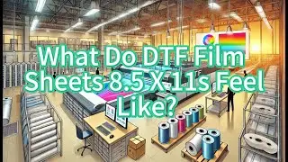 What Do DTF Film Sheets 8.5 X 11s Feel Like? DTF 13 X 19 Transfer Film Paper Manufacturer, China