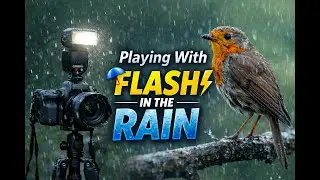 Playing With Godox AD200 pro Flash in the Rain ☔⚡