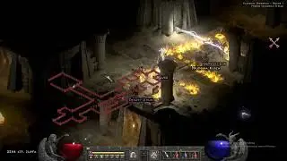 Diablo II: Resurrected fire trapsin stony tomb run ladder