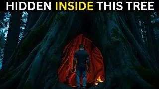 Secret Modern Shelter Inside a Massive Hollow Tree | Full Silent Build ASMR
