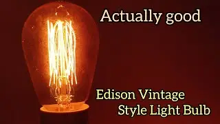 Edison Vintage Incandescent Decoration/Ornament Light Bulb E14 25W | Short Review
