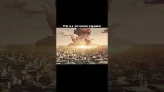 This is what a real nuclear explosion looks like 💥 #Shorts