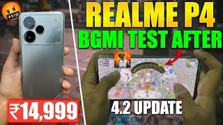 Realme P4 Bgmi Test After 4.2 Update | Best Device Under ₹15,000 🤫💥