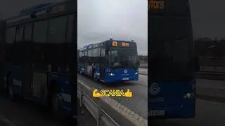 Bus873 #stockholm #sweden #walkinginstockholm #shorts #bus #scaniabus #bluebus #music #walking