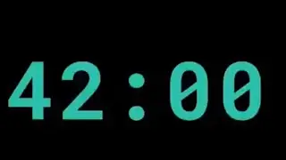 42 minutes timer