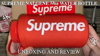 Распаковка бутылки для воды Supreme Nalgene 32 унции