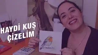 Kuş Resmi Nasıl Yapılır? (Sulu Boya Tekniği)
