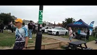 T) USA POLICE CARS ON RYDE SEAFRONT 2025
