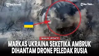 Detik-detik Benteng hingga Pusat Kendali Drone Ukraina Jadi Sasaran Serangan Udara Rusia
