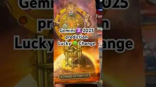 Gemini 2025 prediction tarot reading #tarot #gemini #gemini2025