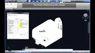 Point Cloud Decimation for AutoCAD 2014