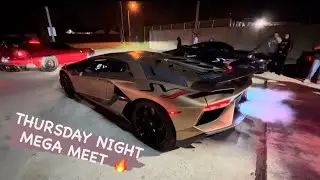 OVER A MILLION IN CARS AT A THURSDAY NIGHT MEET IN PLANO!