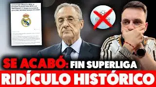 💥&iexcl;&iexcl;BOMBAZO OFICIAL!! RID&Iacute;CULO HIST&Oacute;RICO: FIN a la SUPERLIGA de FLORENTINO &middot; TENSI&Oacute;N ARBELOA vs ALABA