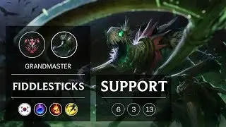 Fiddlesticks Support vs Morgana - KR Grandmaster Patch 9.5