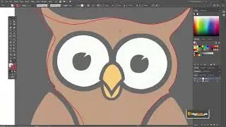 65 065   Software & Practice  Adobe Illustrator   Tracing with Pen Tool Cartoon Character 01