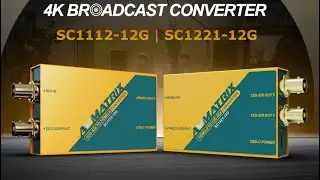 LILLIPUT Avmatrix SC1112-12G & 1221-12G 4K Broadcast Converter (12G-SDI & HDMI2.0) Official Guide