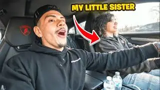 LETTING MY SISTER DRIVE MY LAMBORGHINI *BAD IDEA*