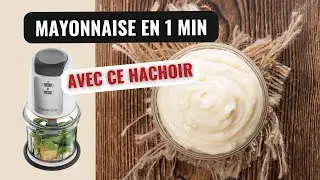 Mayonnaise Inratable avec le Hachoir Kenwood Easy Shop