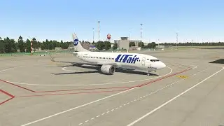 X-PLANE | IXEG 737 Посадка в аэропорту города Витебск UMII