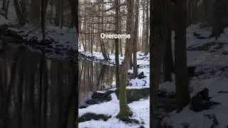 overcome #peacefulwaves #asmr #beauty #love #nature #snow #river #inspiration #motivation #advice