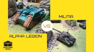 Отчет о битве Warhammer 30k Horus Heresy: Альфа-Легион против Ополчения