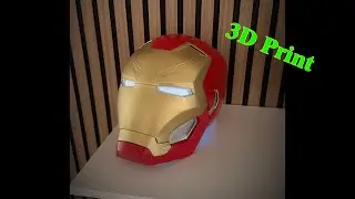 Iron Man Helmet | 3D Print #3dprinting #3dprint