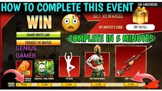 HOW to complete ff max exclusive invite and win Event/Invite & win event free f...#shots