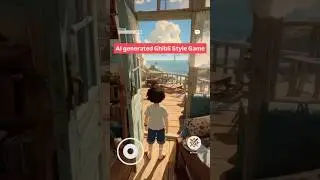 What if there is Ghibli Style Game 🤯 Ai just imagined it 👀 #shorts #ytshorts #youtubeshorts #ai