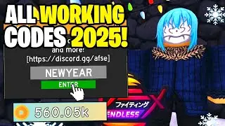 ALL WORKING CODES FOR ANIME FIGHTING SIMULATOR ENDLESS IN 2025! ANIME FIGHTING SIMULATOR ENDLESS