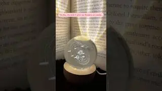 3D Crystal Ball Lamp 🔮#solarsystem #crystal #crystalball #lamp #meeshofinds #galaxy #youtubeshorts