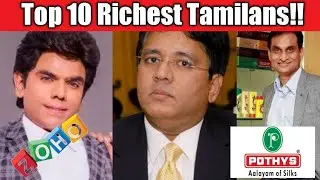 Top 10 Richest People in Tamilnadu 2020 || Top 10 Richest Tamilans || Info Talks || Tamil