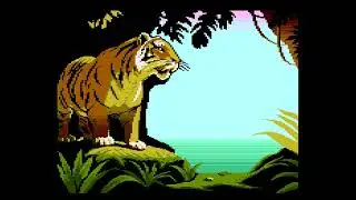 Amica The Tiger - Atari 8bit (XE/XL) Gfx