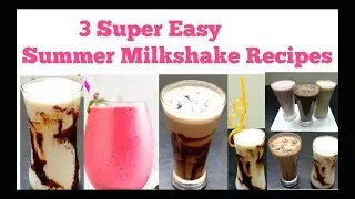 3 SUPER EASY SUMMER MILKSHAKE RECIPES/MILKSHAKE RECIPES-MONIKAZZ DIY