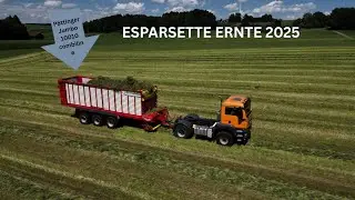 Esparsette ernte mit P&ouml;ttinger Jumbo 10010 combiline
