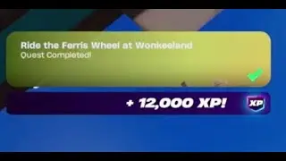 Fortnite - Ride the Ferris Wheel at Wonkeeland  - Chapter 7 Season 1