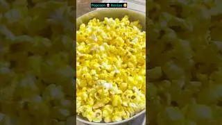 Fresh Homemade Popcorn 🍿✨ #trending #viral #popcorn #recipe