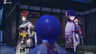 Ei caught Sara off guard while talking about Raiden Shogun/Ei plushie - Irodori Festival Cutscene
