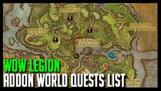 Wow Legion - World Quests List : Un addon tr&egrave;s cool ! - Hoos Gaming