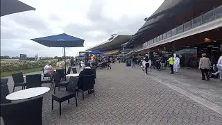 Looking outside the racecourse field and food areas at SMASH Chibi Anime Con 2025