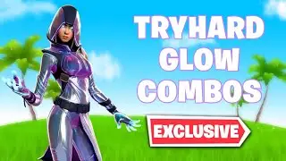 The Best TRYHARD Glow Skin Combos in Fortnite! (Exclusive Samsung Skin)
