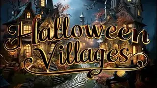 Halloween Villages Collection  Ai Generated  Runway  Midjourney