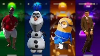 Skibidi Dop | Olaf | Minion | Mr. Bean | Tiles Hop | #tileshop