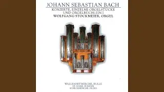 Chorale Preludes I G Major, BWV 609: Lobt Gott, ihr Christen allzugleich
