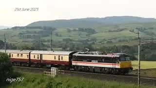 BR Class 87002 Royal Sovereign with the SRPS Railtour 21/06/25